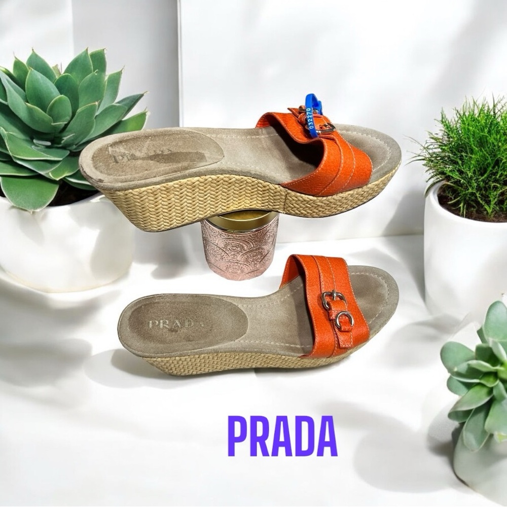 Prada platform sandals sz 39.5